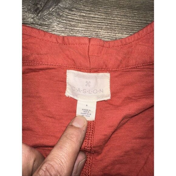 Caslon NWOT Cardigan Red Women Size Small. Made In India. 100% Cotton. 16 - Picture 4 of 11